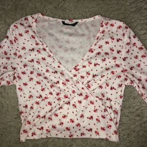 Floral Print Long Sleeve Top